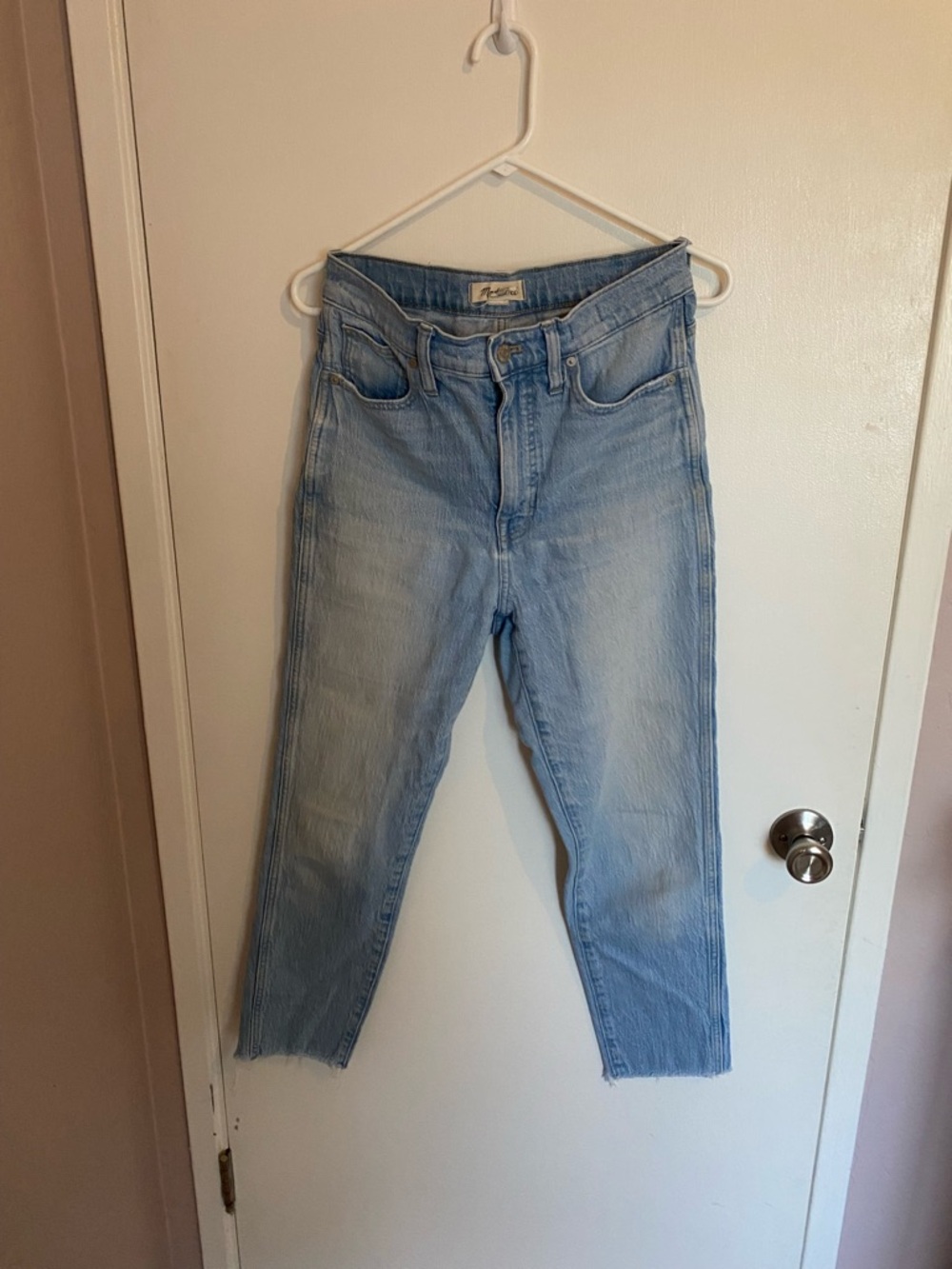 Madewell Light Blue Stovepipe Denim